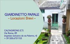 Giardinetto Papale _ Locazioni brevi a Caltagirone (CT) +39 3286731153
