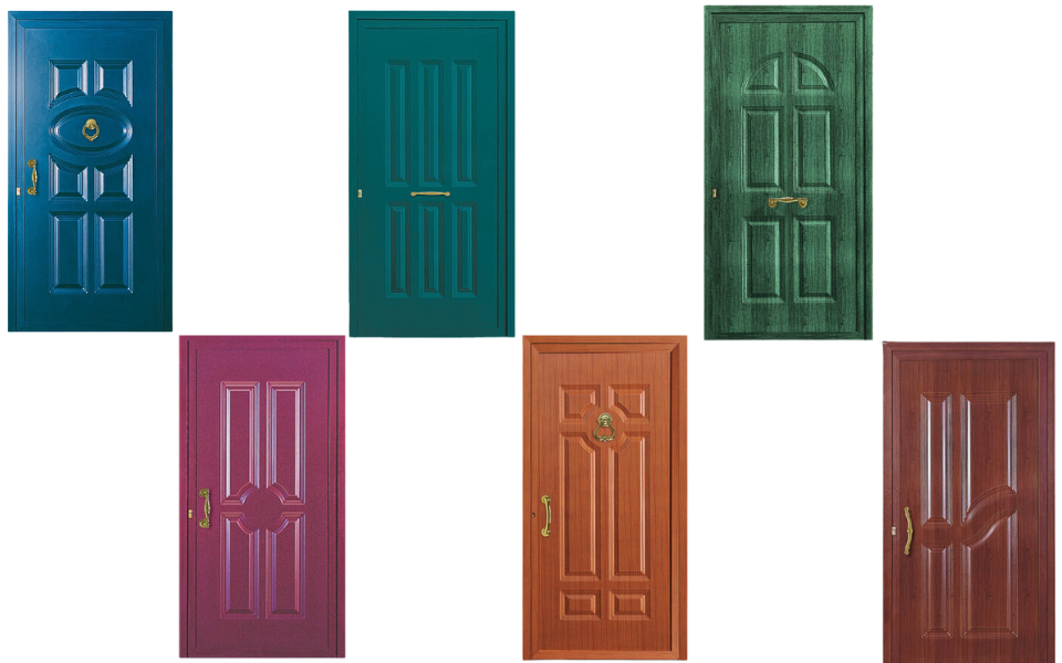 Porta d'ingresso bugnata in stile classico Uniprofil