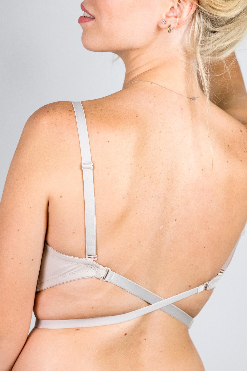 reggiseno a fascia con doppia bretella coppa b SELENE irene
