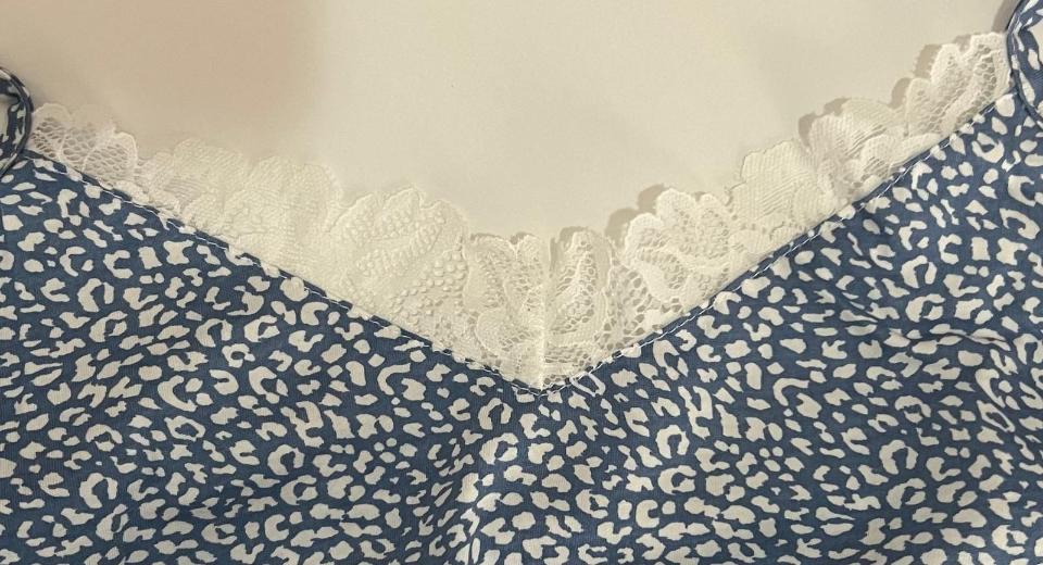 top + short  Noidinotte cotone pizzo Noidinotte 8629