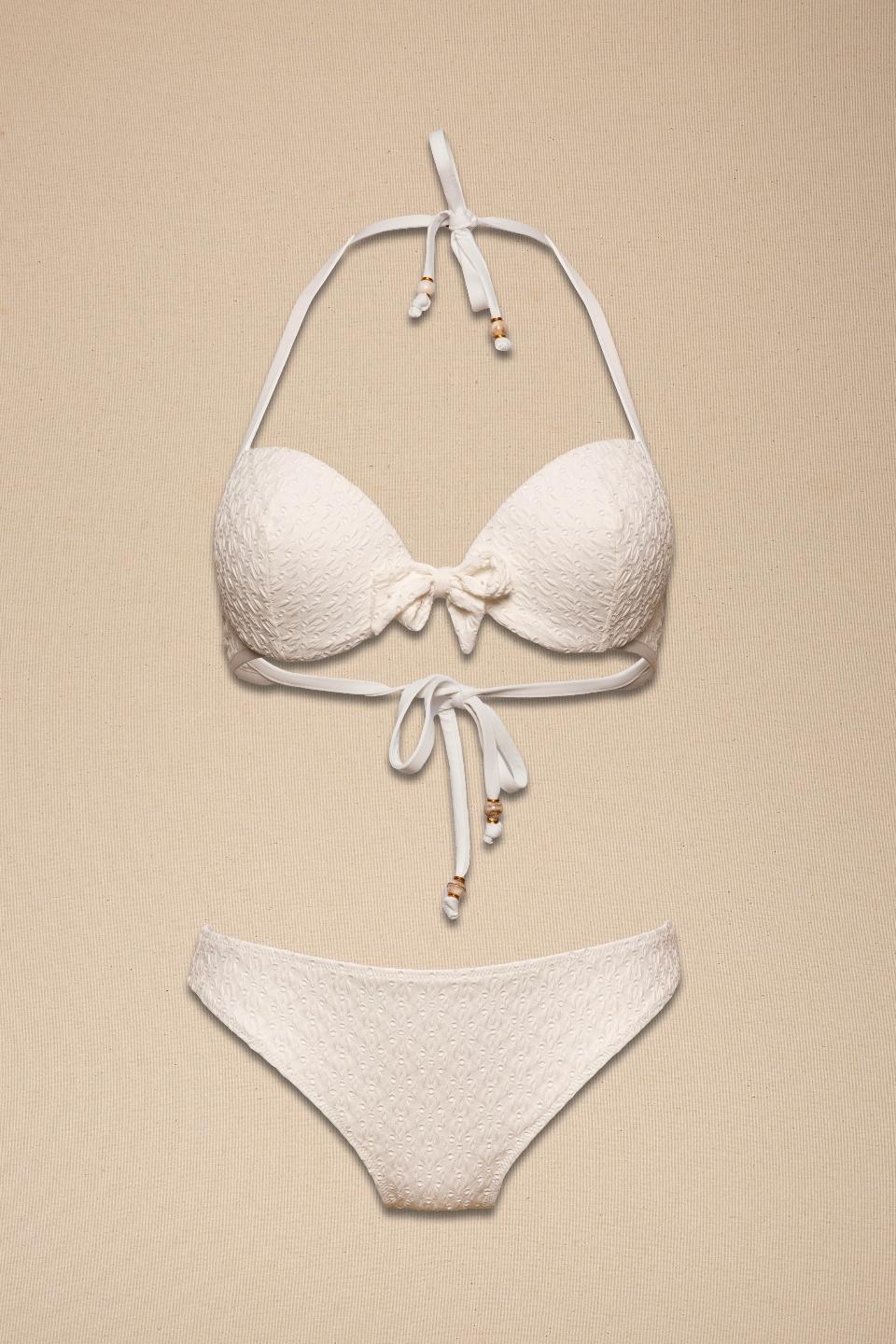 push up in pizzo san gallo twin set coppa  c e stecca