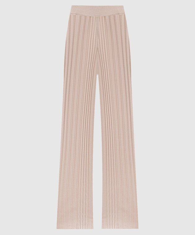 Pantaloni in maglia plissé Twinset Palazzo