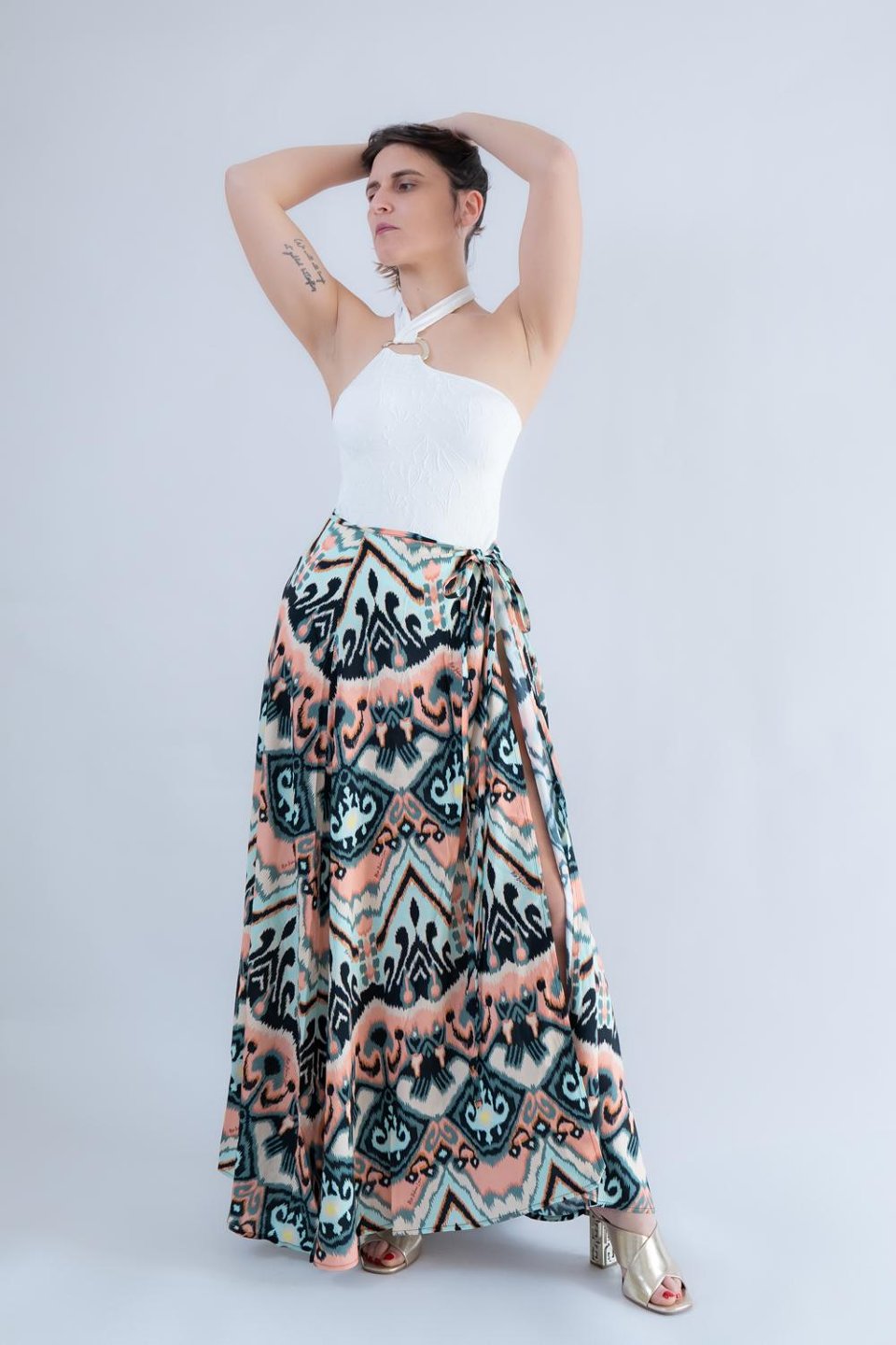 gonna lunga /abito missbikini pareo vestito