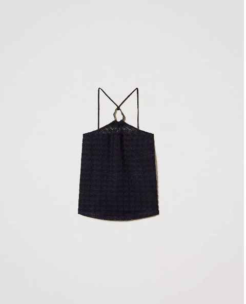 TOP IN CROCHET twinset TOP