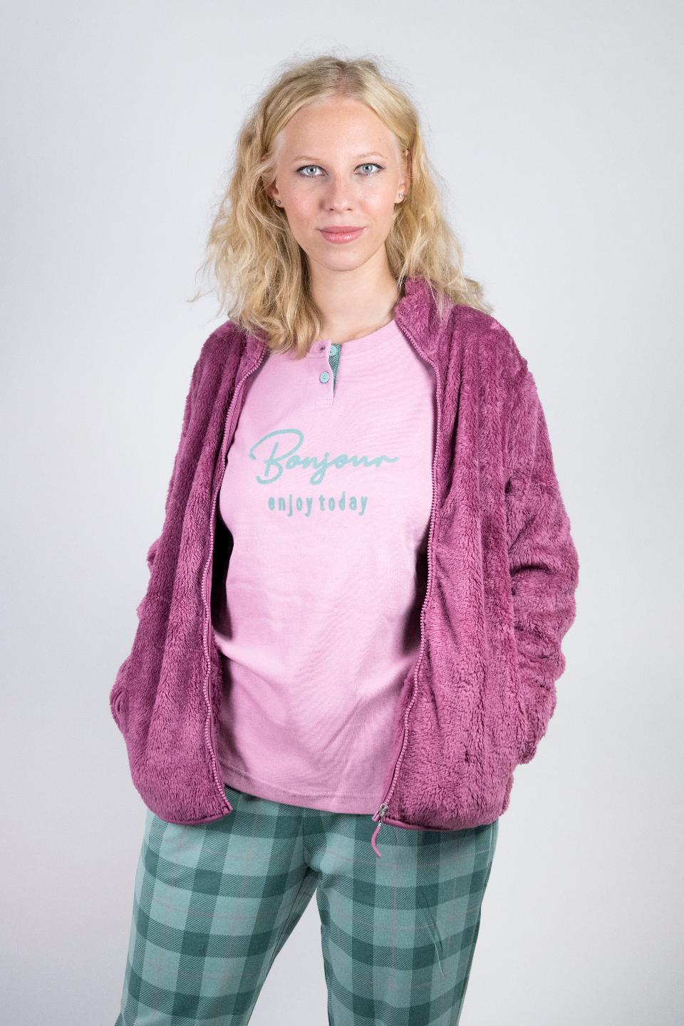 Giacca da camera donna coral NoidiNotte GE 2682