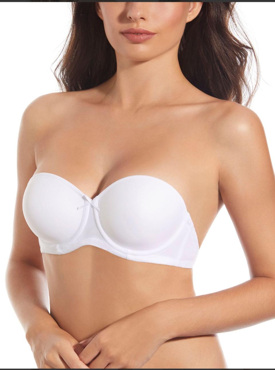 reggiseno a fascia con doppia bretella coppa b SELENE irene