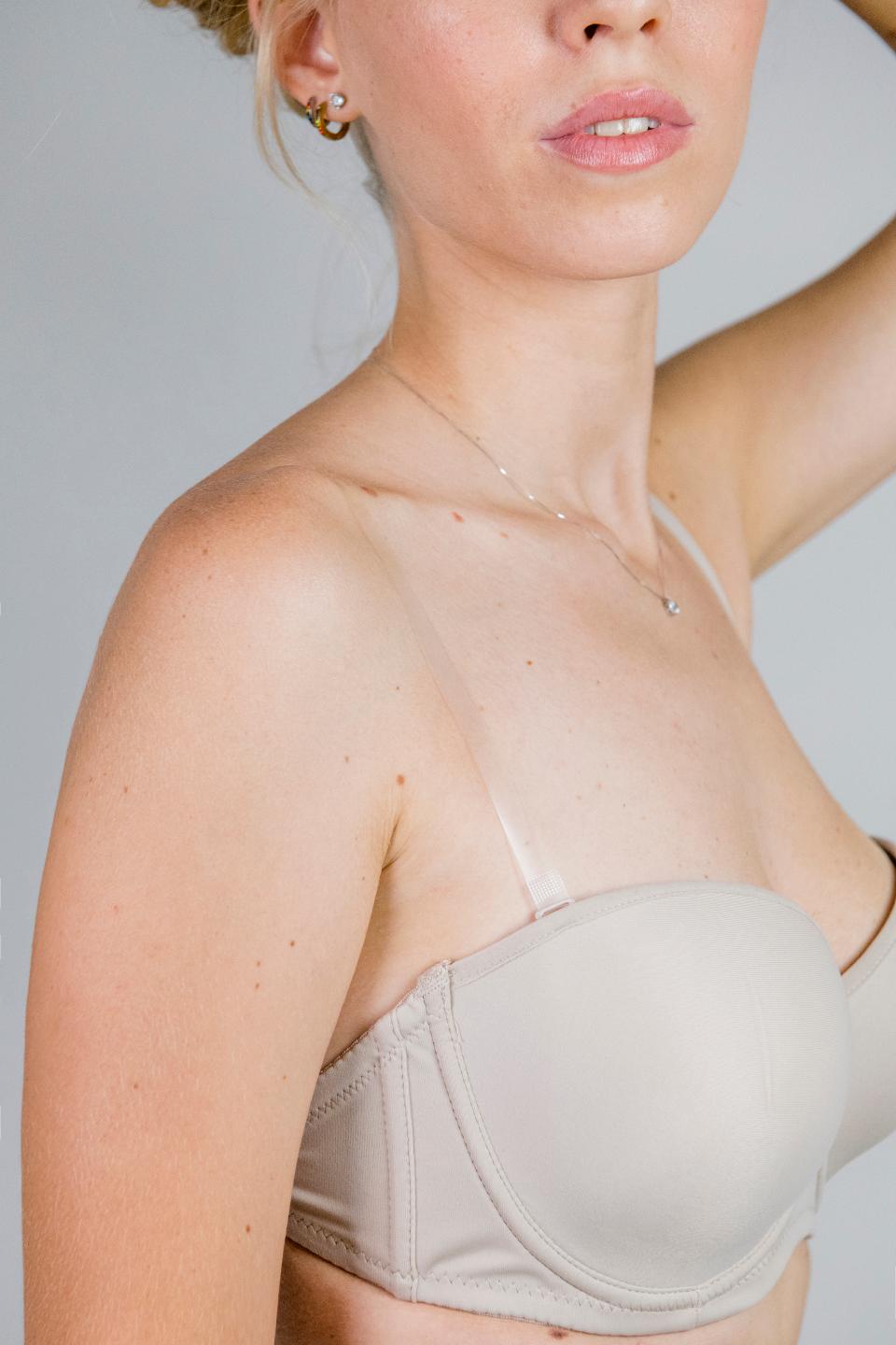reggiseno a fascia con doppia bretella coppa b SELENE irene