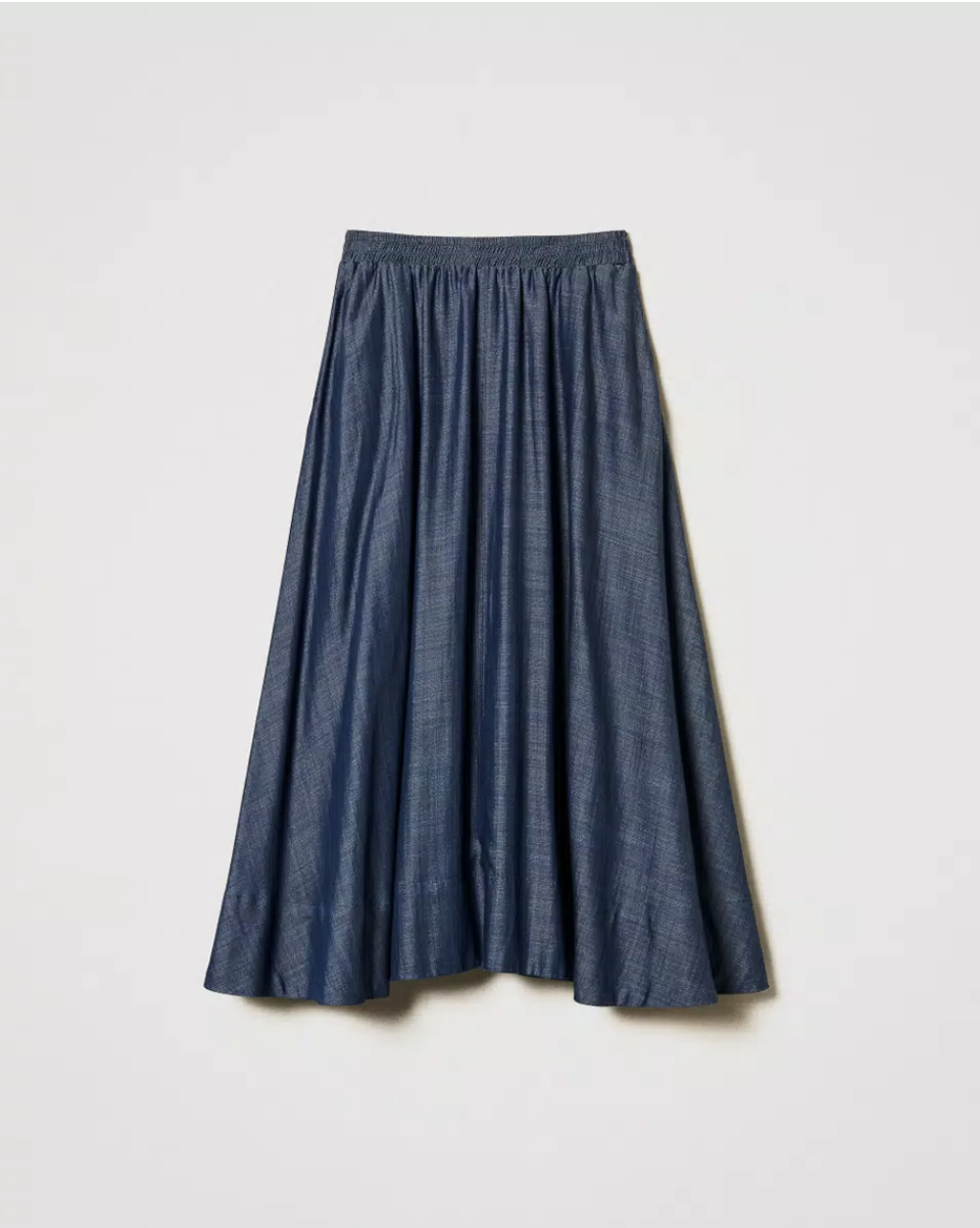 GONNA LOUNGUETTE IN CHAMBRAY twinset GONNA LOUNGUETTE