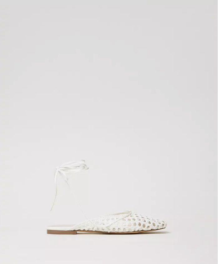 ballerina donna intrecciata twinset ballerina