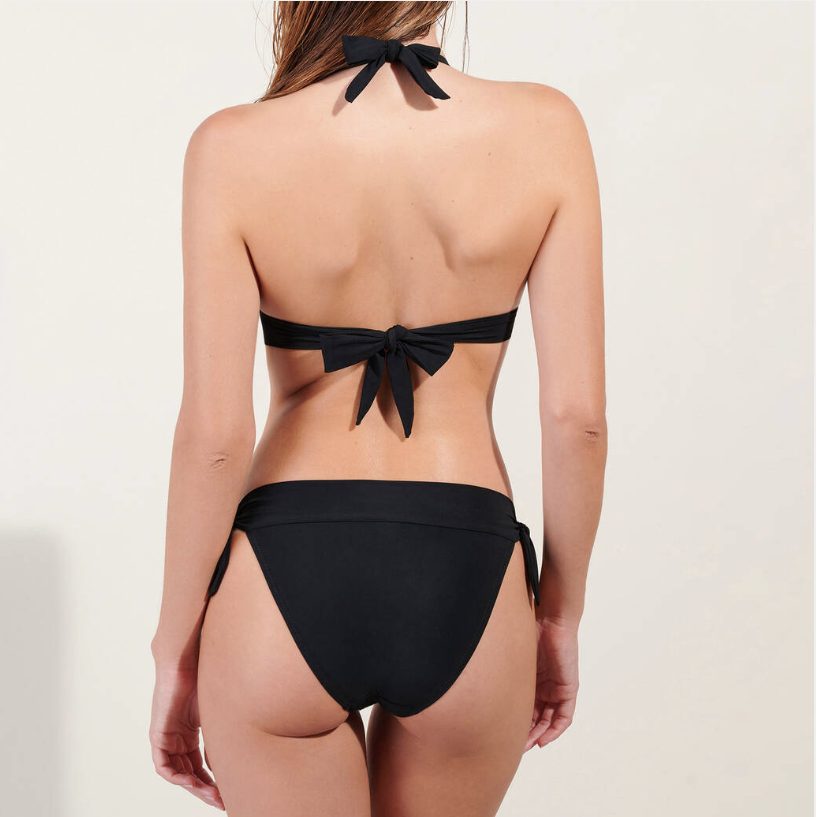 SLIP BIKINI CON LACCI TAGLIO LASER PAIN DE SUCRE bikini ricamato con slip laccetti