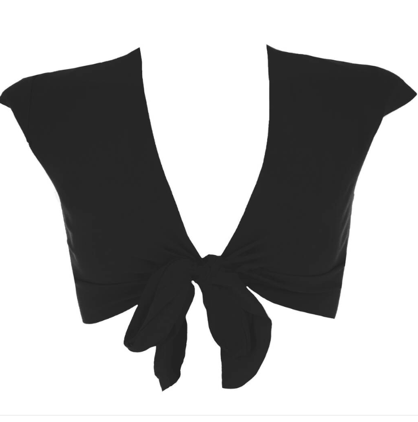 TOP MICROFIBRA twinset corto