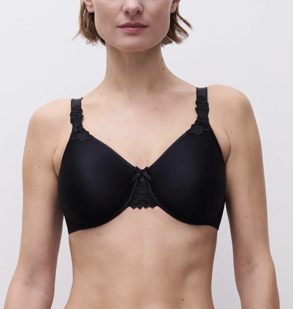 reggiseno con ferretto coppe coprenti e stecche chantelle reggiseno stecca