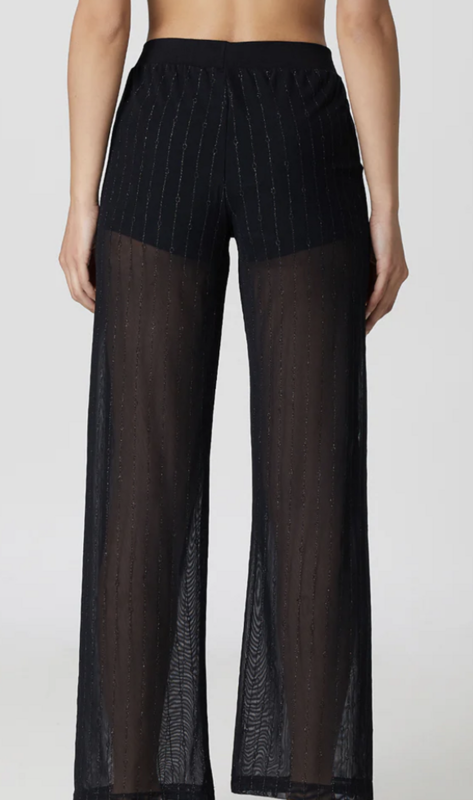 pantalone velo e lurex jadea pantalone palazzo