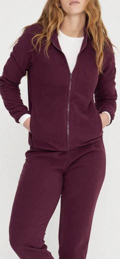 tuta donna micropile rasato pantalone senza polsino Noidinotte tuta con zip