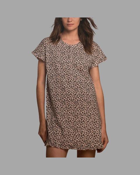 camicia da notte noidinotte manica corta cotone