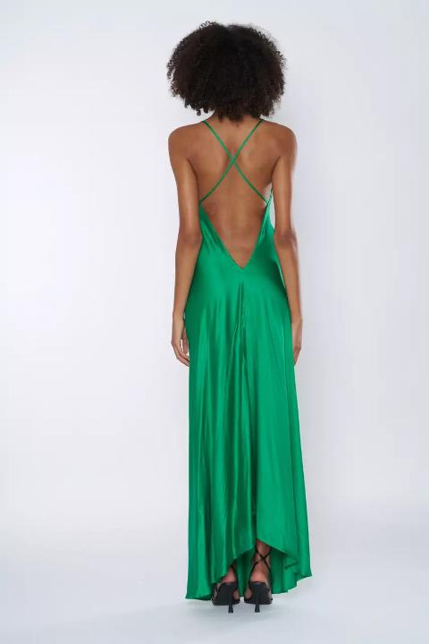 Abito lungo donna sottoveste vin raso miss bikini sottoveste