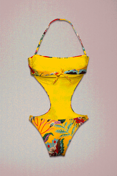 costume intero a fascia miss bikini intero fascia
