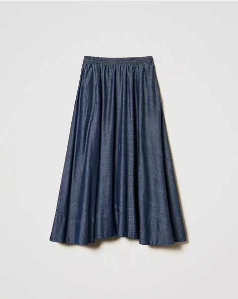 GONNA LOUNGUETTE IN CHAMBRAY twinset GONNA LOUNGUETTE
