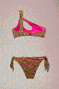 bikini fascia monospalla con oblò miss bikini fascia con oblò e slip