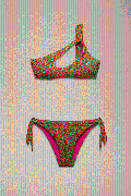 bikini fascia monospalla con oblò miss bikini fascia con oblò e slip