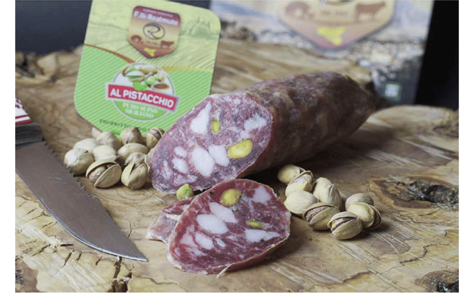 Salame al Pistacchio Azienda Agricola F.lli Realmuto da 280 g