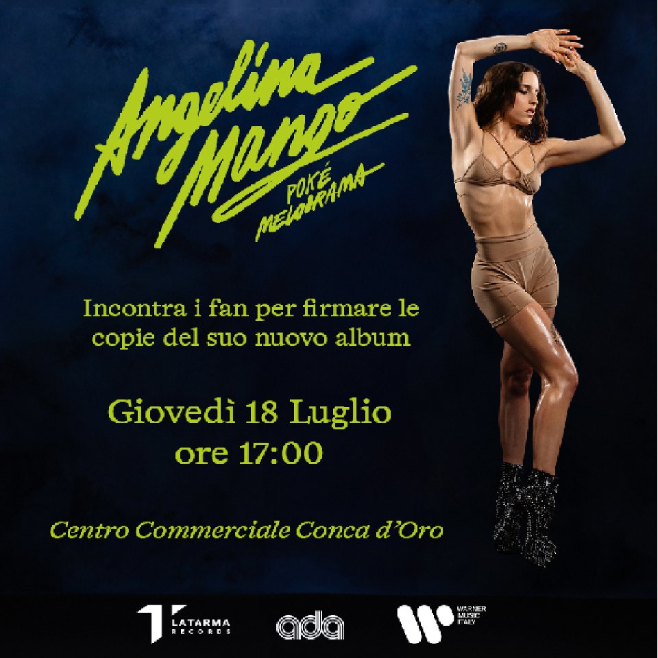 Firma copia Angelina Mango