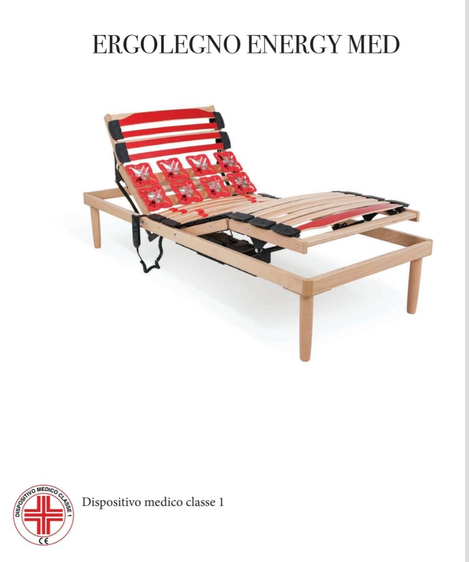 Rete Mod. Ergolegno Energy con dispositivo Medico Riposo & Sofà