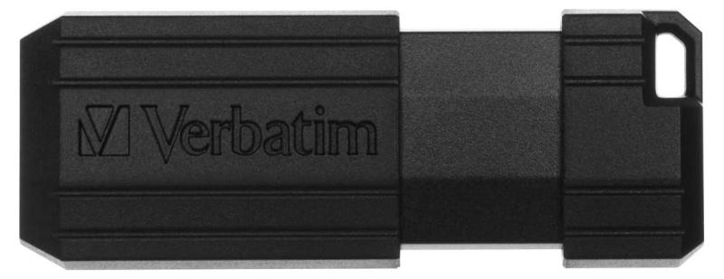 VERBATIM CHIAVETTA USB 8GB 2.0 PIN-STRIPE BLACK Verbatim (distr.Erto)