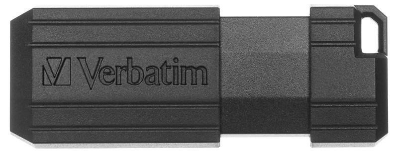 VERBATIM CHIAVETTA USB 16GB 2.0 PIN-STRIPE BLACK Verbatim (distr.Erto)