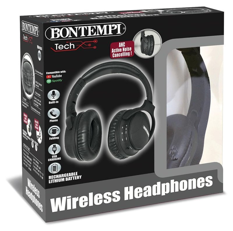 Cuffia Wireless con riduzione Rumore (ANC / ENC) bontempi