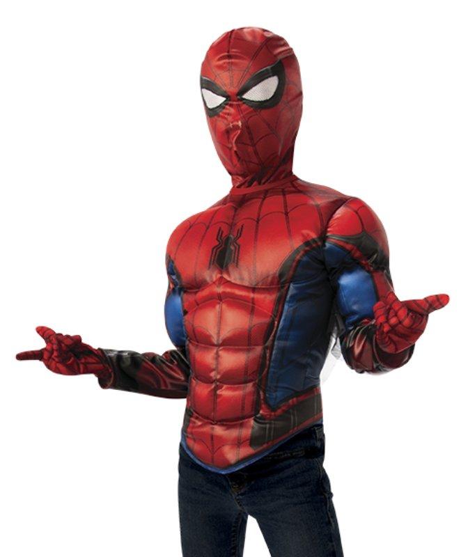 TOP MUSCOLOSO MUSCULOSO SPIDERMAN CON ACCESSORI DELUXE IN BORSA 5-8 ANNI/110-128 cm Rubie's Costume Company