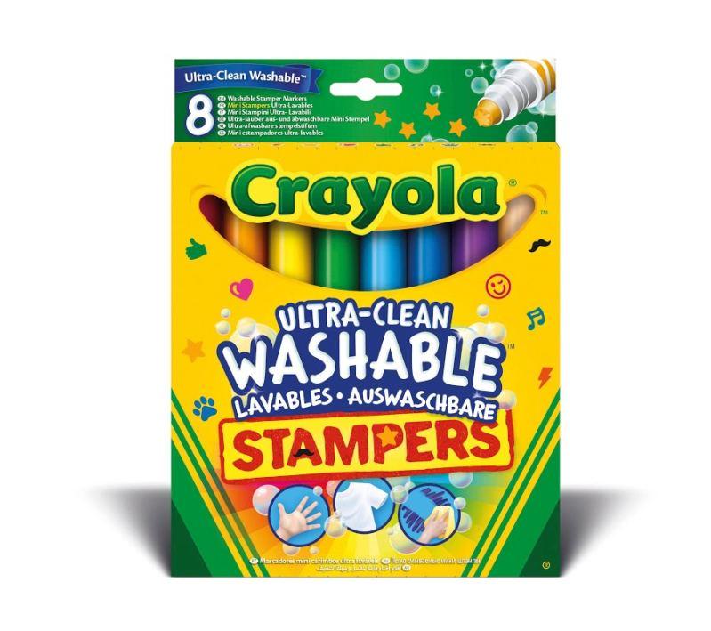 8 STAMPINI ULTRA LAVABILI Crayola (distr. Binney & Smith)