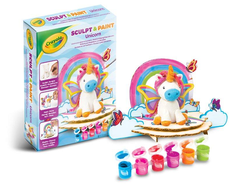 SET MODELLA E DIPINGI UNICORNO Crayola (distr. Binney & Smith)