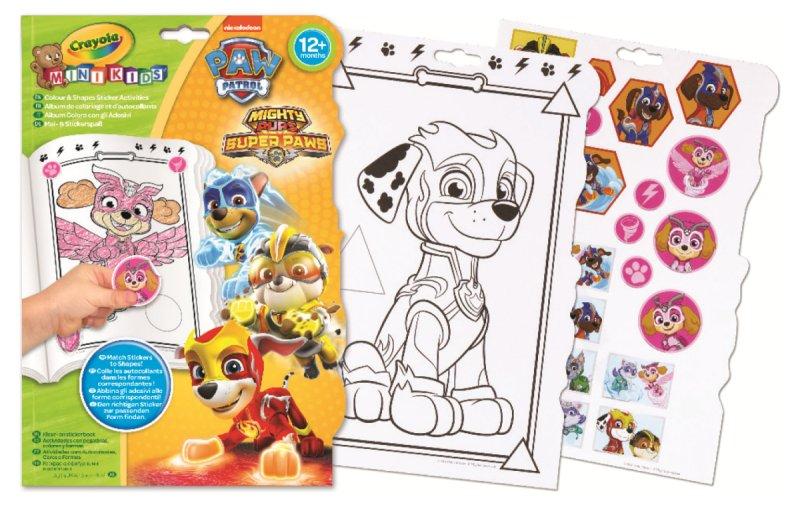ALBUM COLOR & SHAPES MK PAW PATROL iva.ass.imp art74PV Crayola (distr. Binney & Smith)