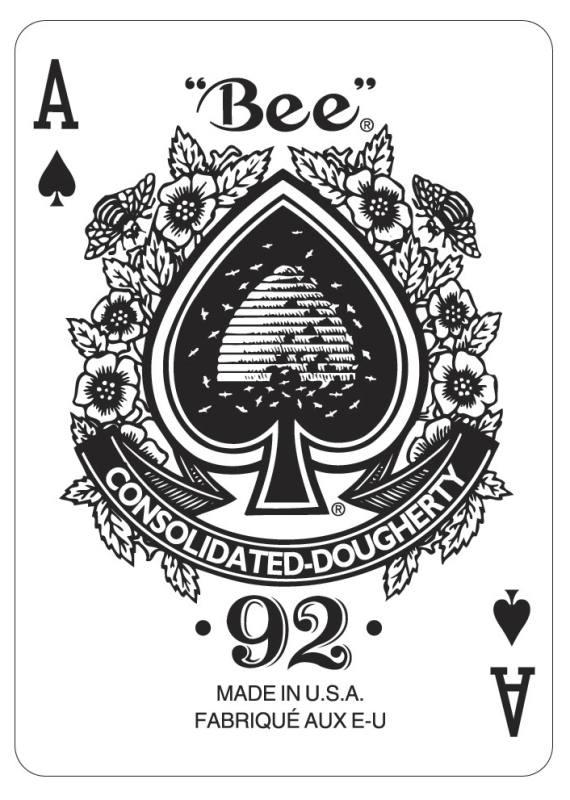 BEE Standard Index 144 case United States Playing Card Company (Bicycle/Bee/Aviator)