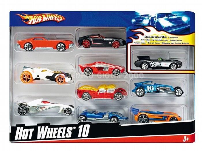 HOT WHEELS CONF. 10 VEICOLI mattel