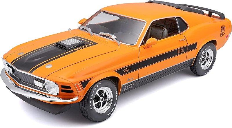 1/18 1970 Ford Mustang Mach 1 Orange maisto