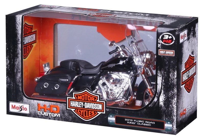 1/12 2013 HARLEY DAVIDSON FLHRC Road King Classic Black maisto