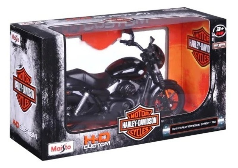 1/12 2015 Harley Davidson Street 750 Black maisto