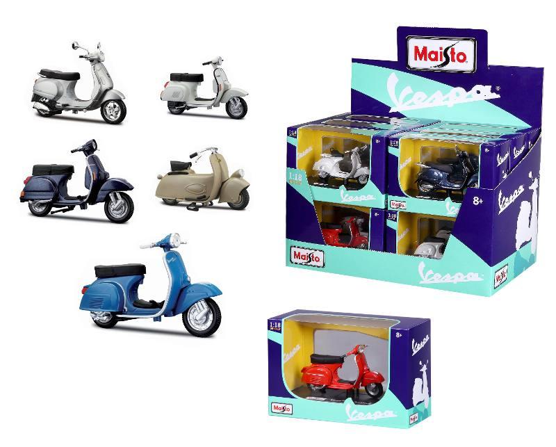 1/18 COLLEZIONE MOTO VESPA - 1:18 maisto