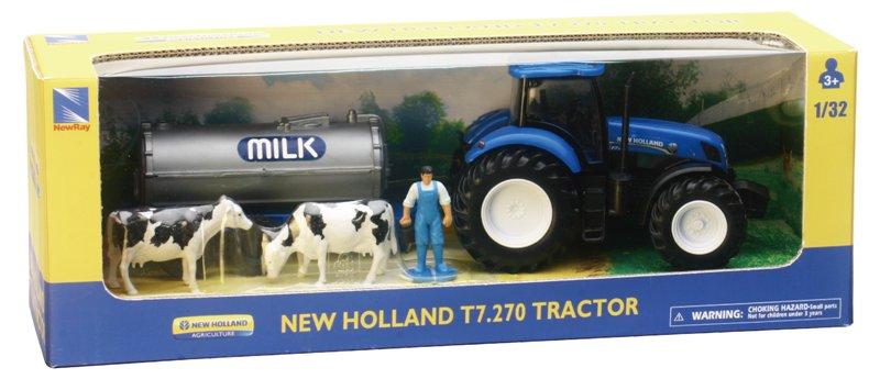 1/32 NEW HOLLAND TRACTOR T7 270 3 ASS new-ray