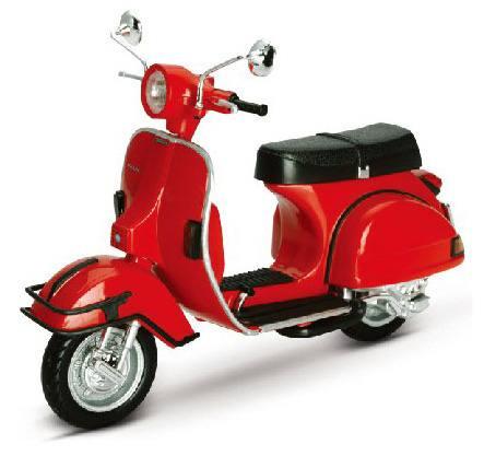 1/12 VESPA P200E 1978 6 ASSTD new-ray