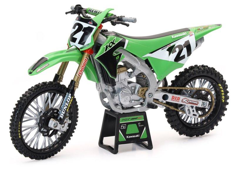 1/12 KAWASAKI RACING KX450 ANDERSON 21 new-ray