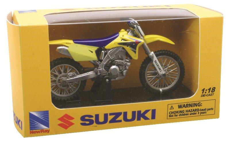 1/18 DIRT BIKE YAMAHA - SUZUKI 2 ASS new-ray