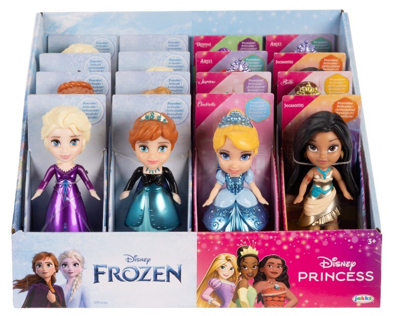 Disney Princess e Frozen bambole Mini 7 cm assortimento Jakks Pacific