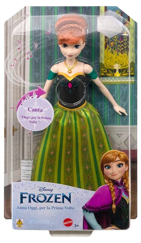 Disney Frozen Anna Oggi, per la Prima Volta mattel