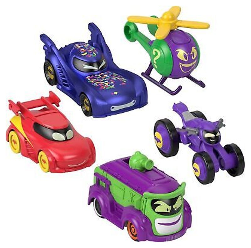 BATWHEELS 5-PACK VEICOLI DIECAST mattel