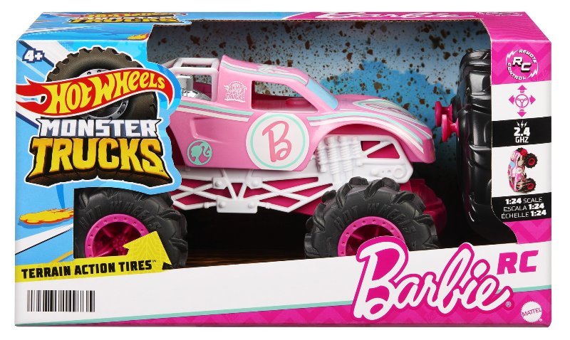 Barbie Monster Truck radiocomandato 1:24 mattel