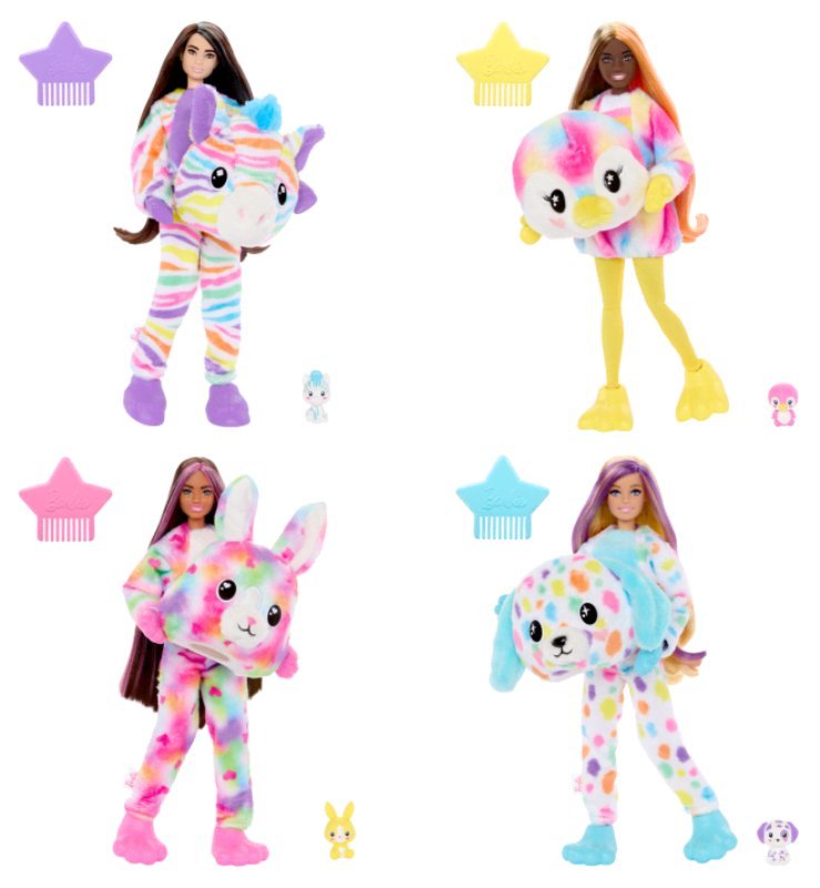 Barbie Cutie Reveal Serie Sogni a Colori ass.to mattel