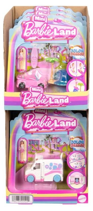 MINI BARBIELAND VEHICLE ASST mattel